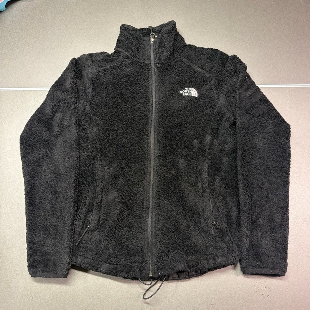 The North Face Osito Women's Windbreaker Jacket Size XS - Black Full Zip Pockets